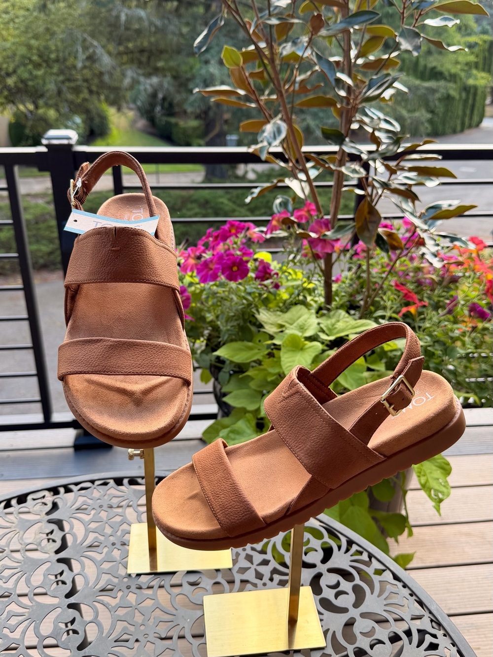 SOLD *** Tom’s Marin Strap Sandal - Vegan Nubuck - NWT - Women’s 9 EU 40 - Picture 2 of 9